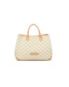 Braccialini - Borsa a mano grande in pelle con tracolla Monogram