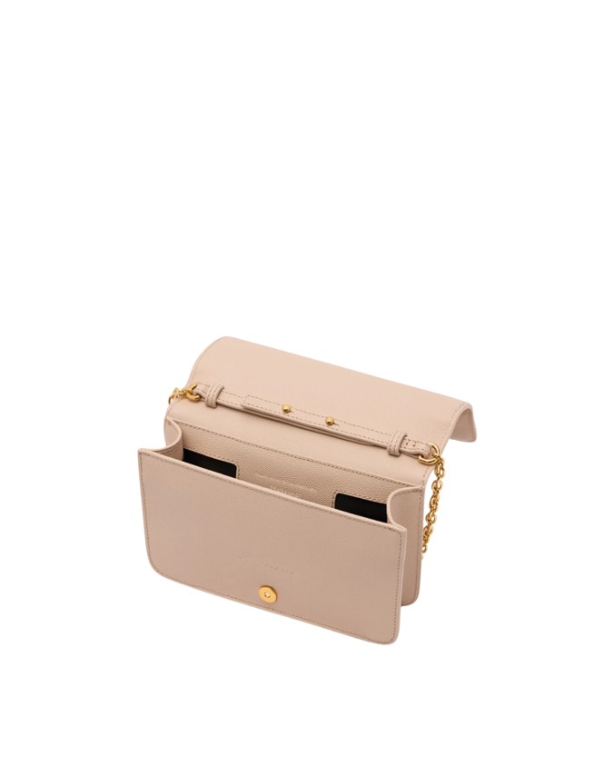 Trussardi - Cameo Leather Flap Shoulder Bag