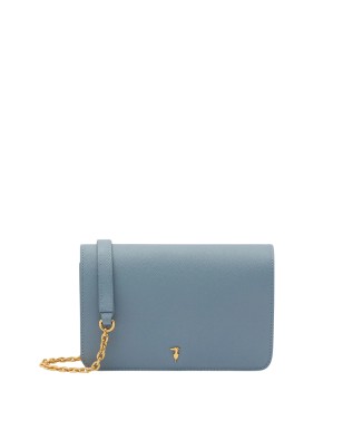 Trussardi - Umhängetasche mit Klappe aus Cameo-Leder