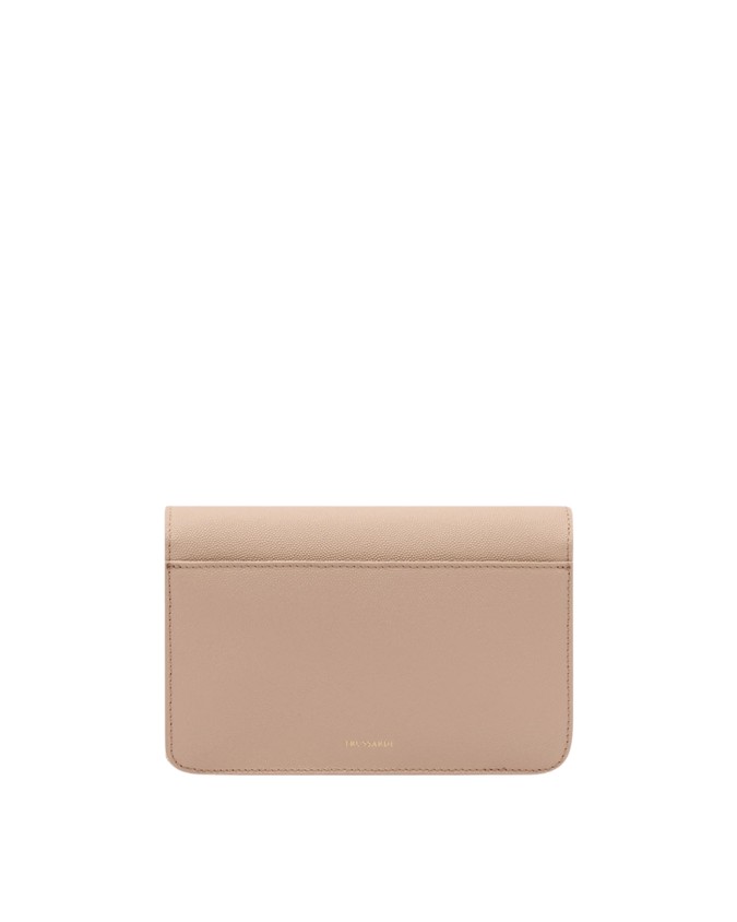 Trussardi - Cameo Leather Flap Shoulder Bag