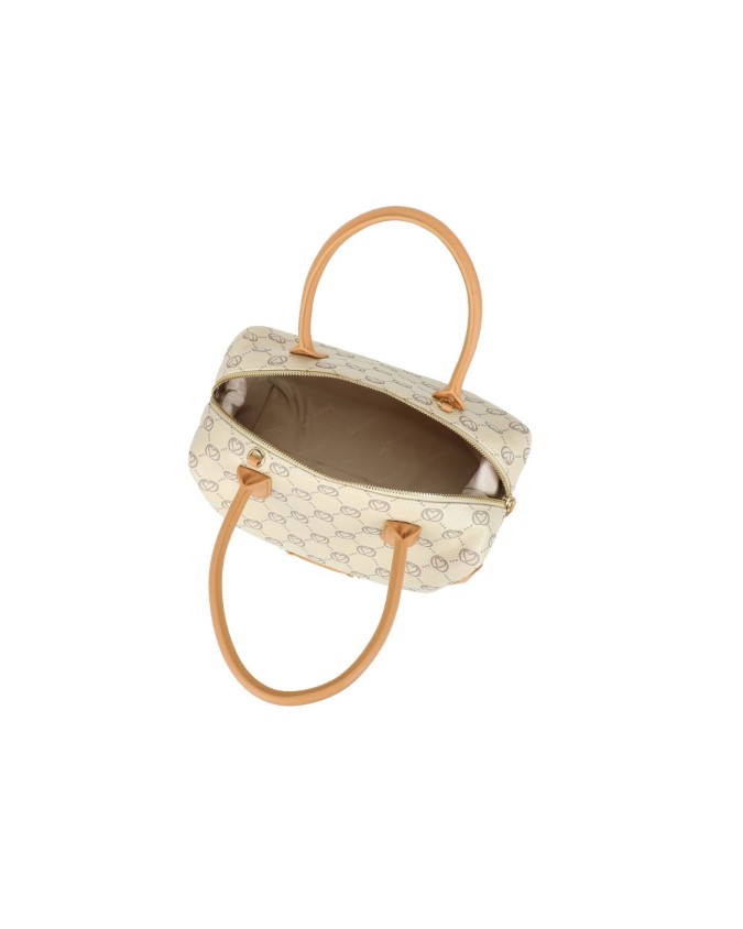 Braccialini - Borsa a mano bauletto in pelle stampata Monogram