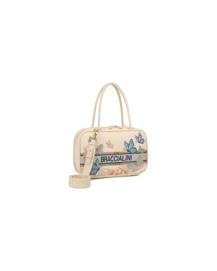  Braccialini - Borsa bauletto con due manici e tracolla in 2