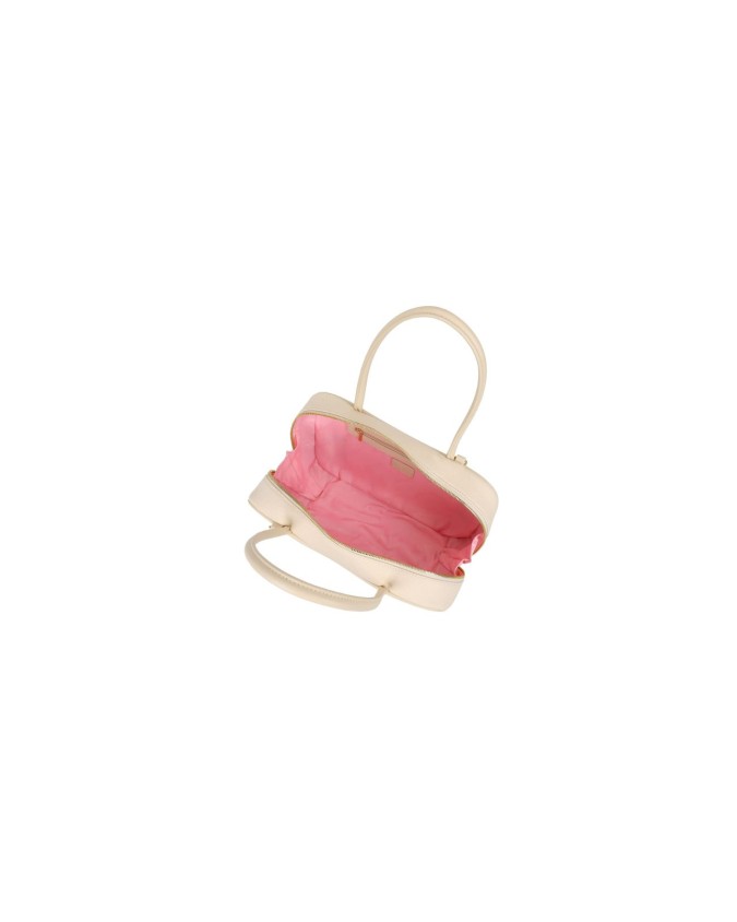 Braccialini - Borsa bauletto con due manici e tracolla in tessuto ricamato Jaquard