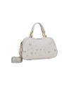 Braccialini - Topcase-Tasche aus Kunstleder mit Nieten und Strasssteinen von Candy