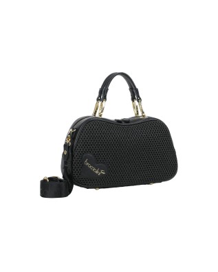 Braccialini - Borsa bauletto a tracolla in tessuto intrecciato Candy 2