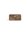 Braccialini - Portafoglio  ziparound in pelle stampa leopardata Basic