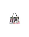 Braccialini - Borsa a mano in similpelle con doppi manici Bugs Bunny Cartoline