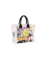 Braccialini - Tote bag in tessuto canvas stampa Looney Tunes Summer Special LT