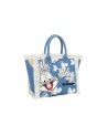 Braccialini - Tote bag in tessuto canvas stampa Bugs Bunny Summer Special LT