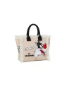 Braccialini - Tote bag in canvas con stampa gatto Silvestro Summer Special LT
