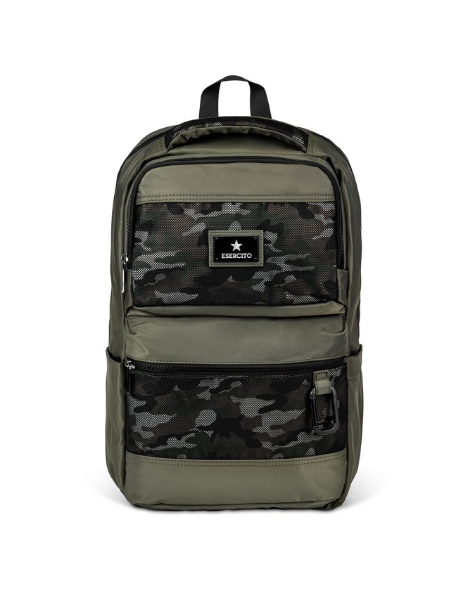 Esercito - Nylon Backpack with Front...