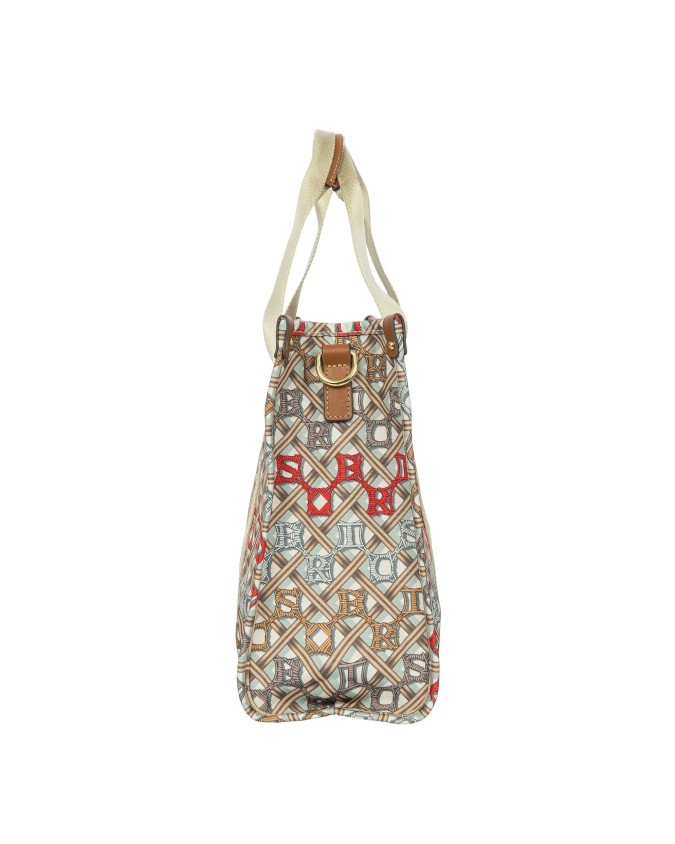 Bric's - Square Handbag, Size M, in Opera Nylon X-Bag