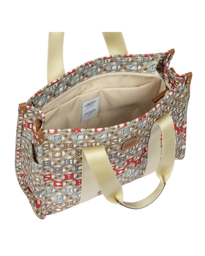 Bric's - Square Handbag, Size M, in Opera Nylon X-Bag