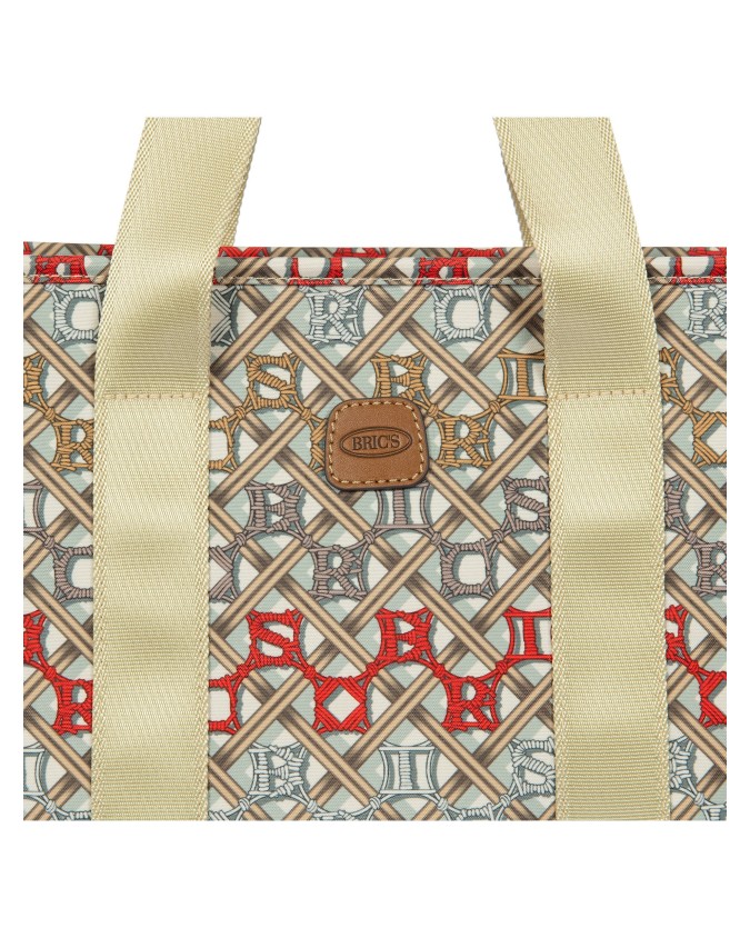 Bric's - Square Handbag, Size M, in Opera Nylon X-Bag