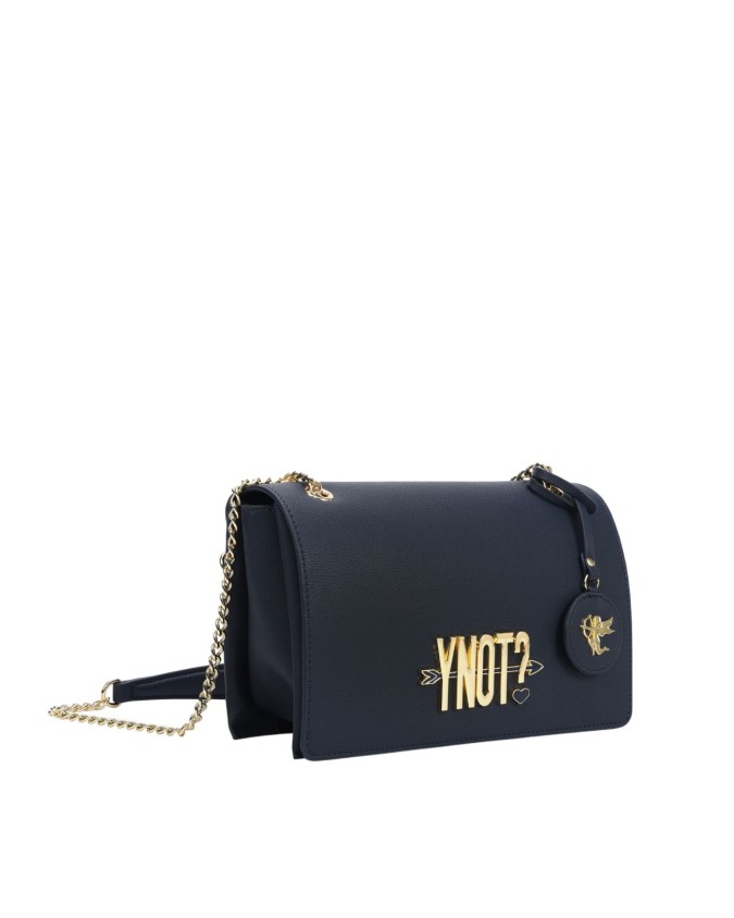 Ynot - Borsa a tracolla con pattina in ecopelle Lovers