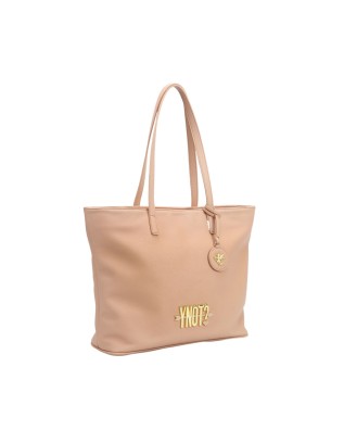  Ynot - Borsa shopping in ecopelle con due manici e charm Lovers 2