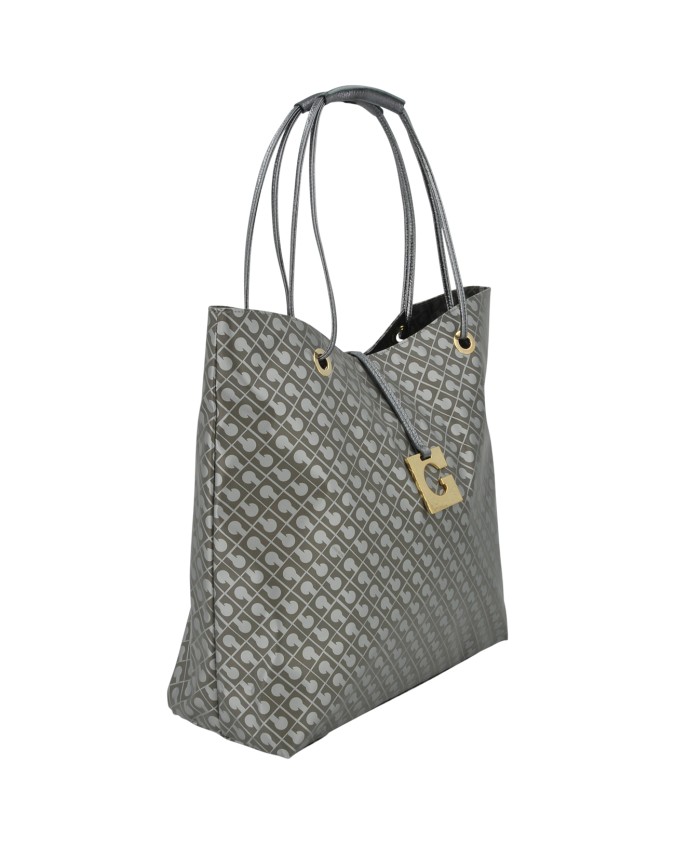 Gherardini - Borsa shopper Media Verticale in Tessuto Opaco