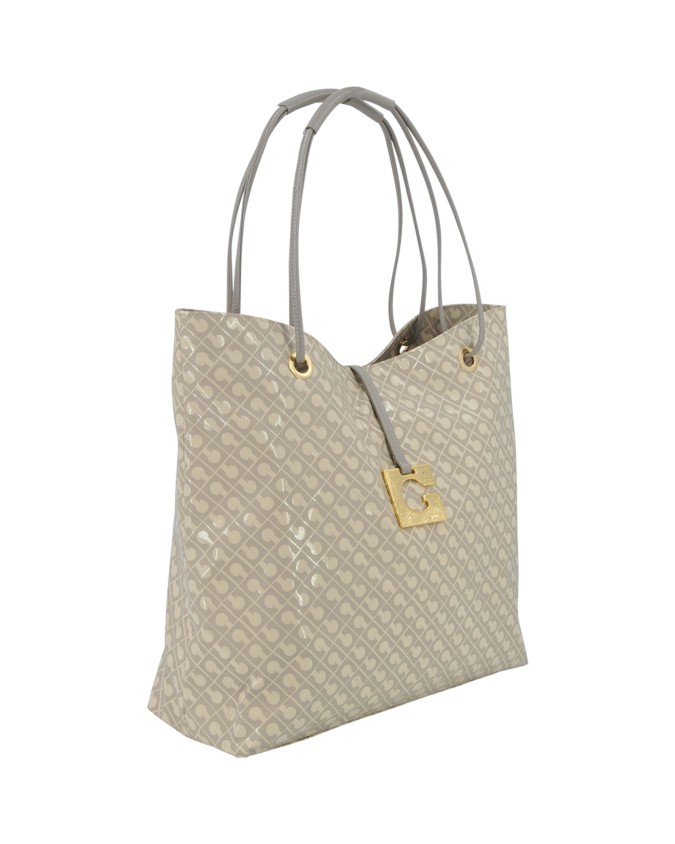Gherardini - Borsa shopper Media Verticale in Tessuto Opaco