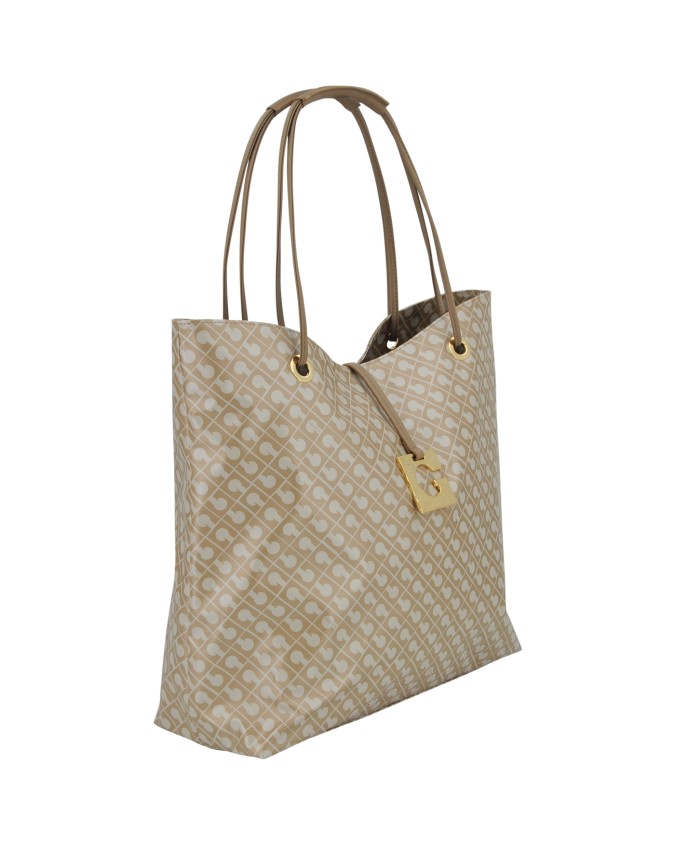 Gherardini - Borsa shopper Media Verticale in Tessuto Opaco
