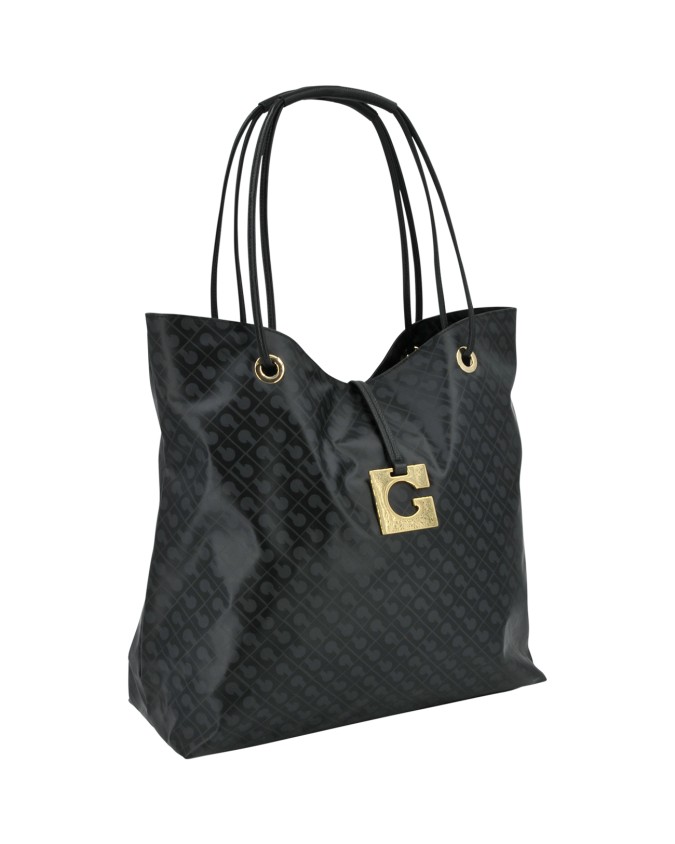 Gherardini - Borsa shopper Media Verticale in Tessuto Opaco