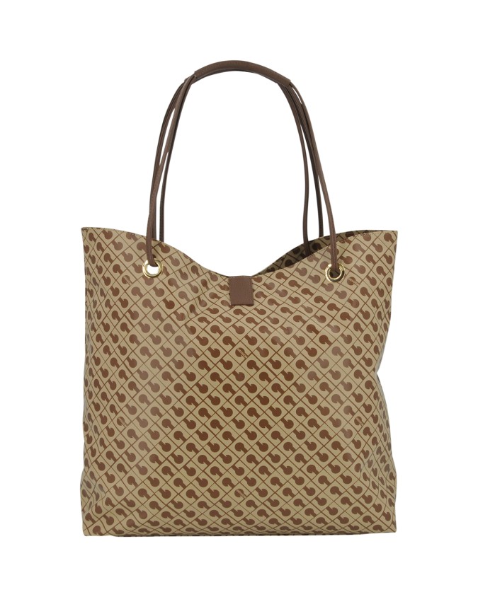 Gherardini - Borsa shopper Media Verticale in Tessuto Opaco