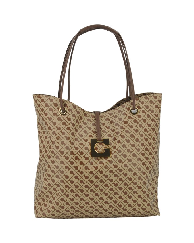 Gherardini - Borsa shopper Media Verticale in Tessuto Opaco