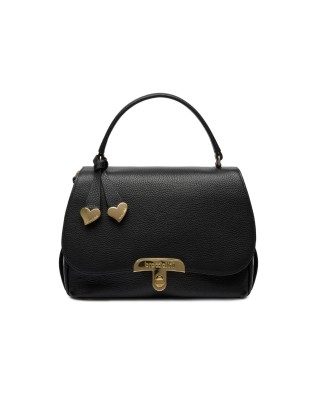  Braccialini - Borsa a mano media in pelle con patta Michelle