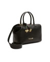 Braccialini - Michelle leather satchel with double handles and a shoulder strap