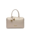 Braccialini - Michelle leather satchel with double handles and a shoulder strap