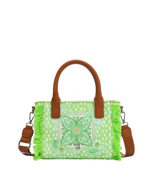 Ynot - Tote bag in canvas con tracolla Samoa