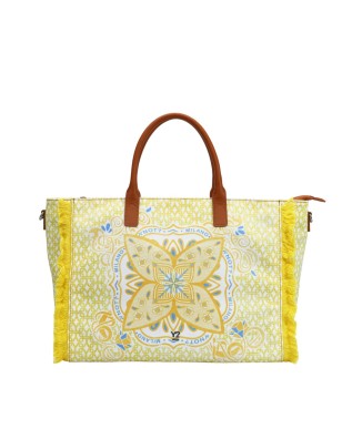  Ynot - Tote bag da mare in canvas Large Samoa