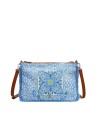 Ynot - Clutch donna in canvas con tracolla Samoa