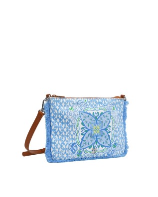  Ynot - Clutch donna in canvas con tracolla Samoa 2
