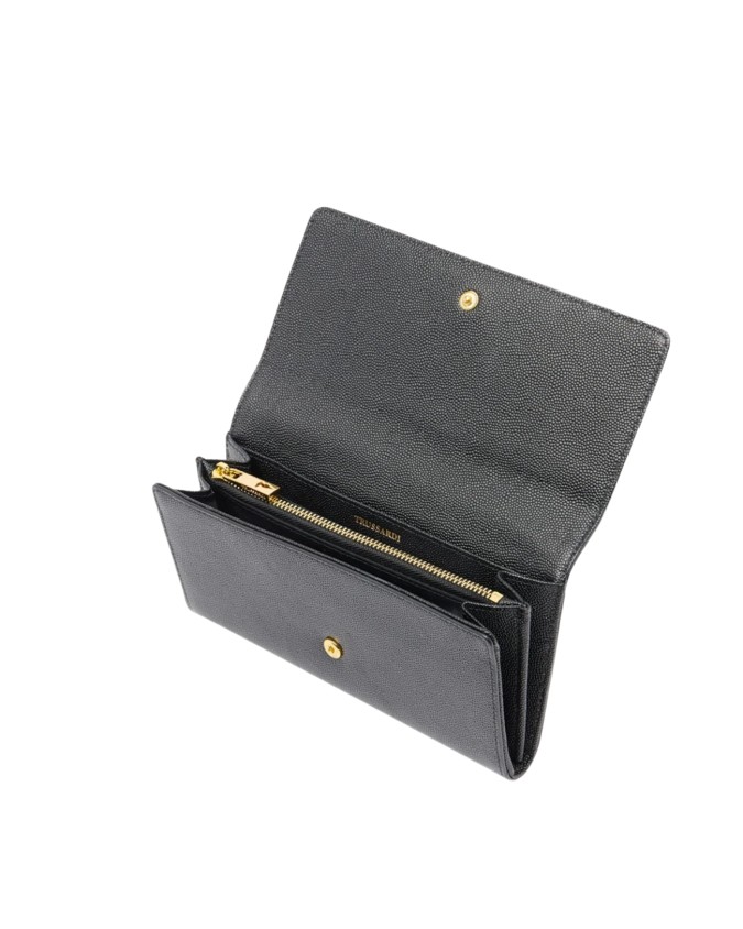 Trussardi - Brieftasche mit Klappe aus Cameo-Leder von