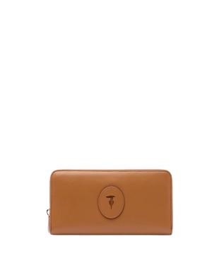  Trussardi - Portafoglio Zip Around in Calfskin Society