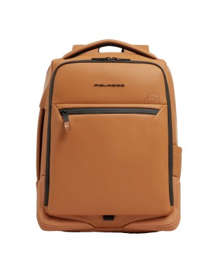  Piquadro - Zaino da viaggio in tessuto impermeabile porta pc