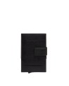 Piquadro - Solm Automatic Men's Metal and Leather Card Holder