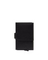 Piquadro - Solm Automatic Men's Metal and Leather Card Holder