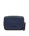 Piquadro - Leder-Clutch mit zwei Fächern und abnehmbarem AEL-Griff