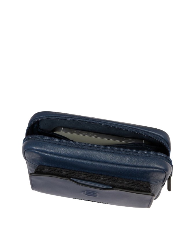Piquadro - Two-compartment leather...