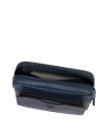 Piquadro - Leder-Clutch mit zwei Fächern und abnehmbarem AEL-Griff