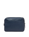 Piquadro - Leder-Clutch mit zwei Fächern und abnehmbarem AEL-Griff