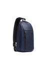 Piquadro - Einseitiger Herrenrucksack für iPad® aus recyceltem Stoff und Lyss-Leder