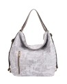 Ynot - Nylon Shoulder Bag/Backpack with "Città Gum" Print