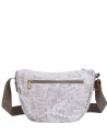 Ynot – Hobo-Tasche, Größe S, aus Nylon mit Città Gum-Aufdruck
