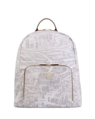 Ynot – Rucksack mit Fronttasche aus Nylon mit Città...