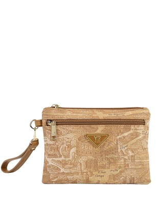 Ynot – Clutch mit seitlichem Griff, Größe M, aus Nylon...