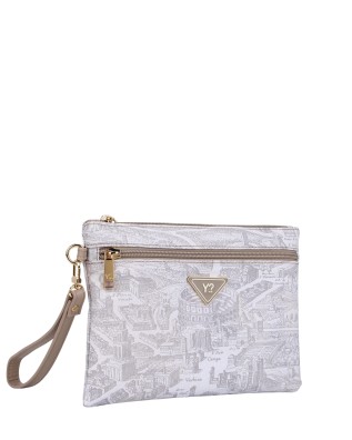 Ynot – Clutch mit seitlichem Griff, Größe L, aus Nylon... 2
