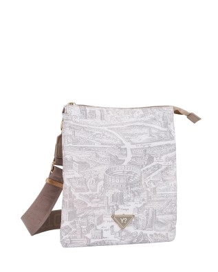  Ynot - Borsa a Tracolla Donna in Nylon con Stampa Città Gum 2