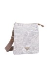 Ynot - Women's Nylon Shoulder Bag with "Città Gum" Print